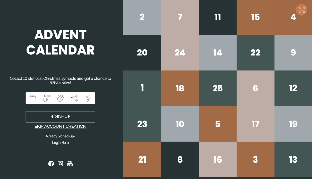 25 Day Advent Calendar
